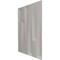 Ekena Millwork 19 5/8in. W x 19 5/8in. H Hamilton EnduraWall Decorative 3D Wall Panel Covers 2.67 Sq. Ft. WP20X20HACGH - alternate 4